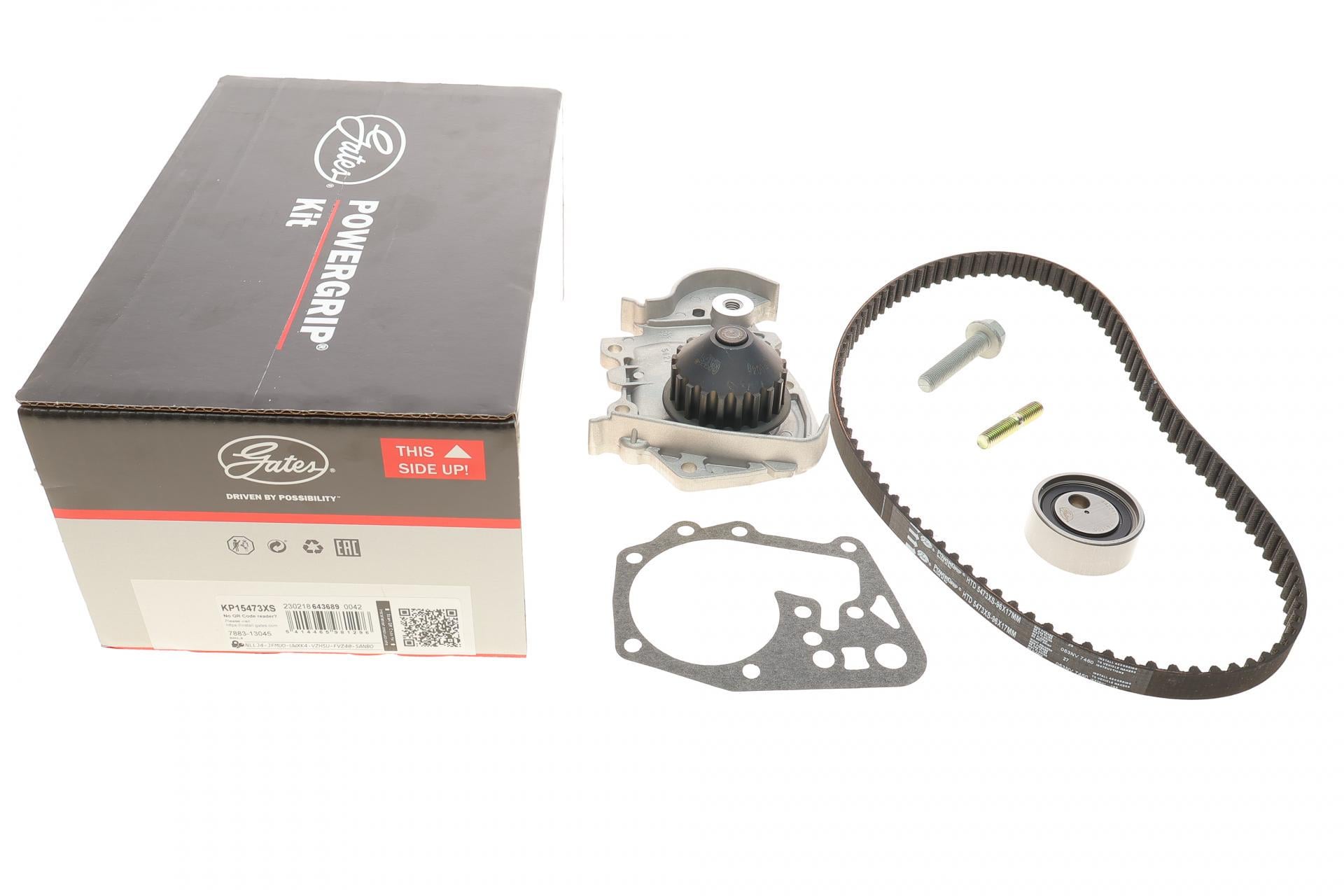 Комплект ГРМ и помпа GATES Renault Kangoo/Megane I/Logan I 1.4/1.6 96- 17x96z (KP15473XS)