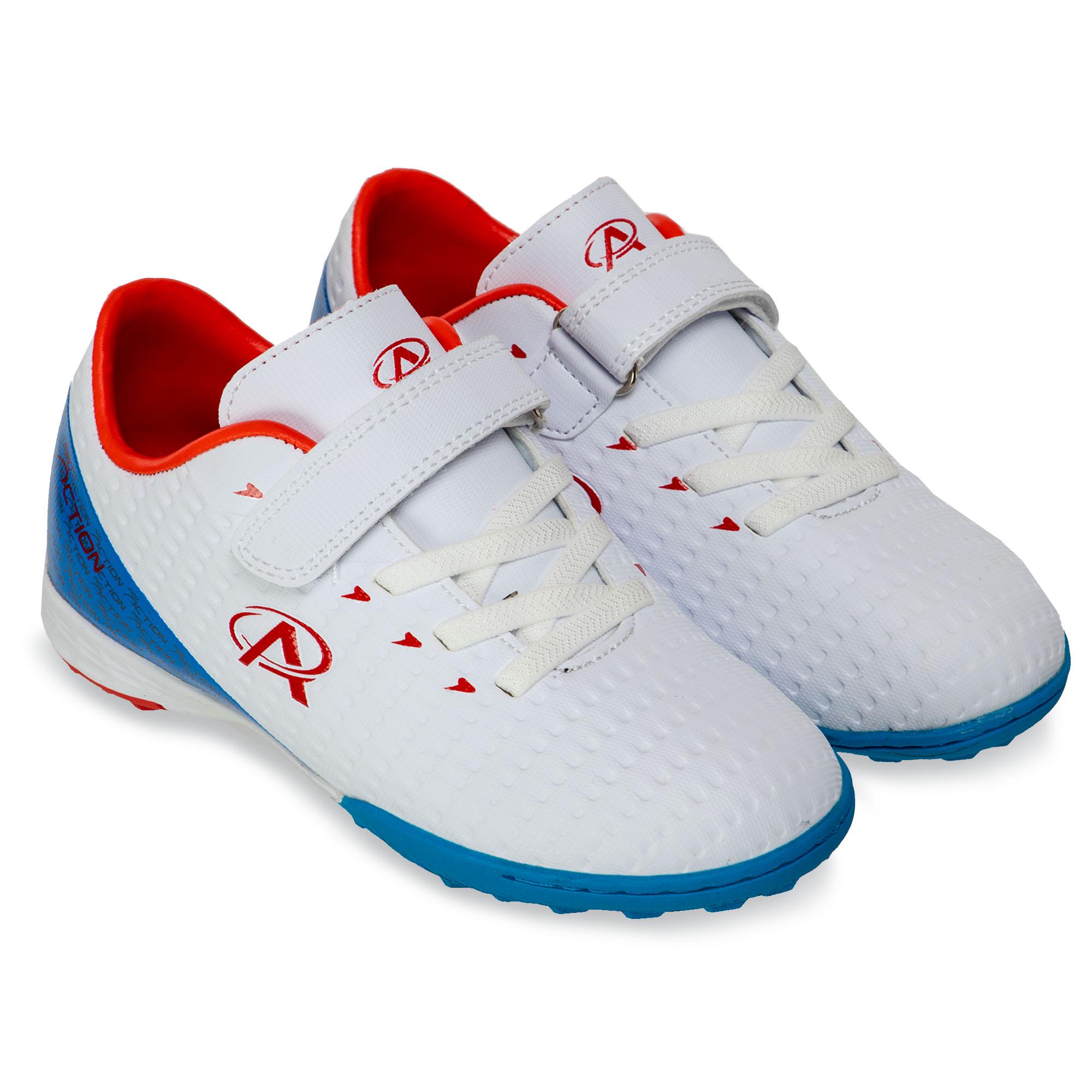 Сороконіжки Pro Action VL22579-2TF-WBR р. 30/19 см Білий/Синій/Червоний (6936116103455)