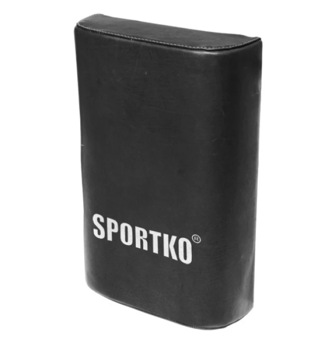 Подушка боксерская настенная SPORTKO 60x40x20 см Черный (ПНП-6040кожа)