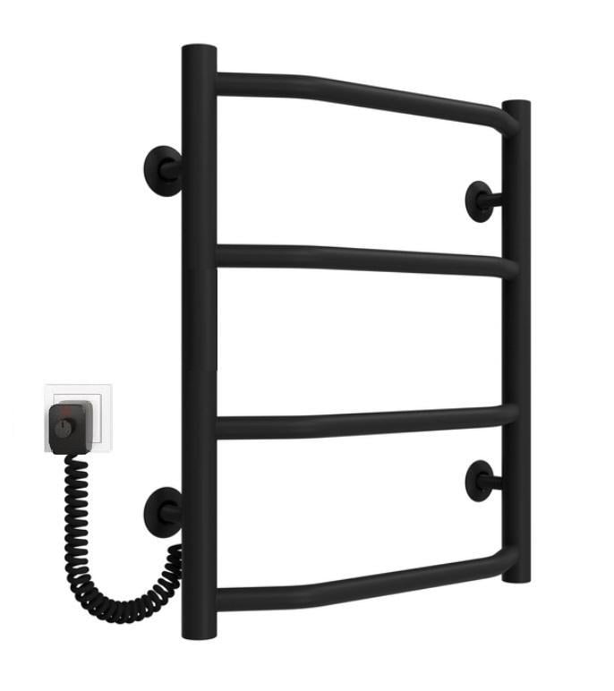 Сушарка для рушників електрична PALADII Класік електро 370х500х4L терморегулятор ТР01 Чорний (РШе370РLЧМ) - фото 1