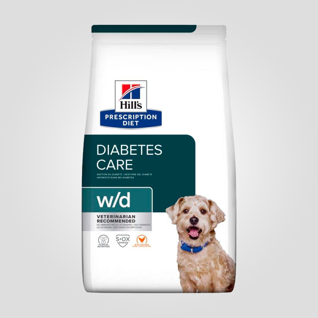 Корм сухой для собак Hill's PD Canine W/D для взрослых собак с сахарным диабетом с курицей 10 кг (20504977)