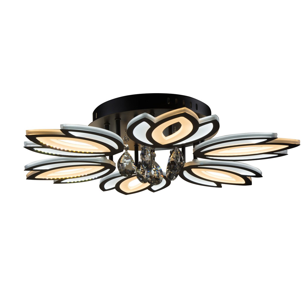 Люстра потолочная LED Sunlight Y1129/6 BLK Черный