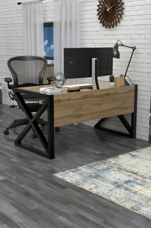 Письменный стол руководителя EcoLoft Чикаго Престиж DSP-1137 Лофт Дуб Аппалачи (23478931)