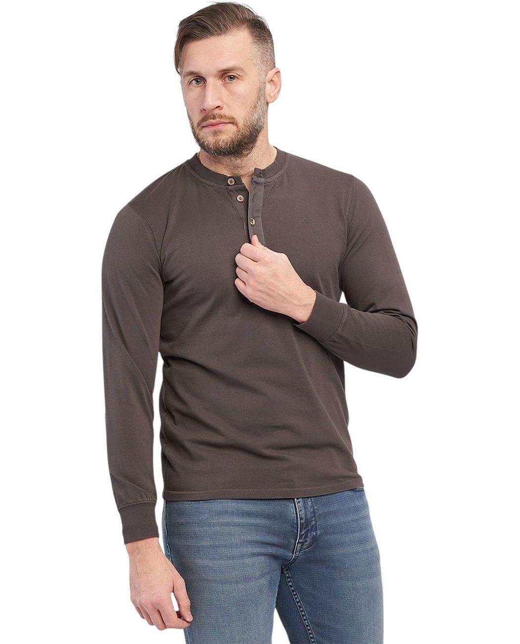 Футболка чоловіча Timeout 10172936.B03 з довгим рукавом L Темно-сірий (8591443326885)