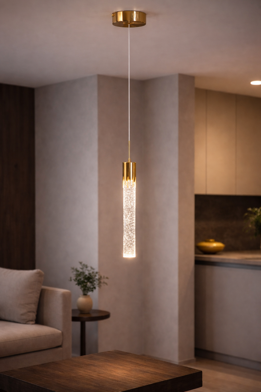 Подвесной светильник Aqua Light LED теплый свет 5W (20363/1GD) Подвесной светильник Aqua Light LED теплый свет 5W (20363/1GD)