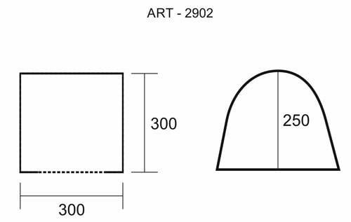 Шатер Green Camp с москитной сеткой и шторами 300x300x250 см Зеленый (GC2902ws) - фото 5 Шатер Green Camp с москитной сеткой и шторами 300x300x250 см Зеленый (GC2902ws) - фото 5