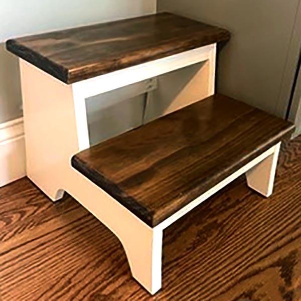 Скамейка-ступенька из дерева Джефер Зефир/Капучино (ССТ-00512009)