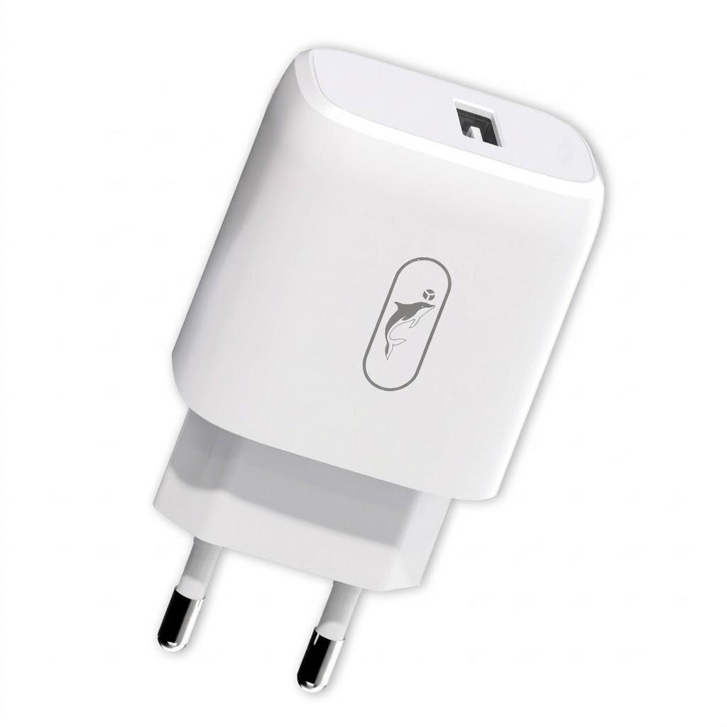 Зарядное устройство сетевое SkyDolphin SC22E USB-A 2.1A White (SDMZP-000157)