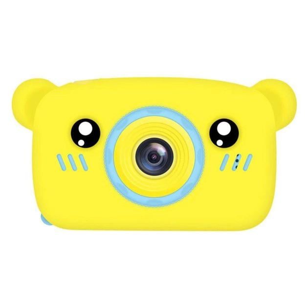 Фотокамера детская с автофокусом Baby Photo Camera Bear Yellow