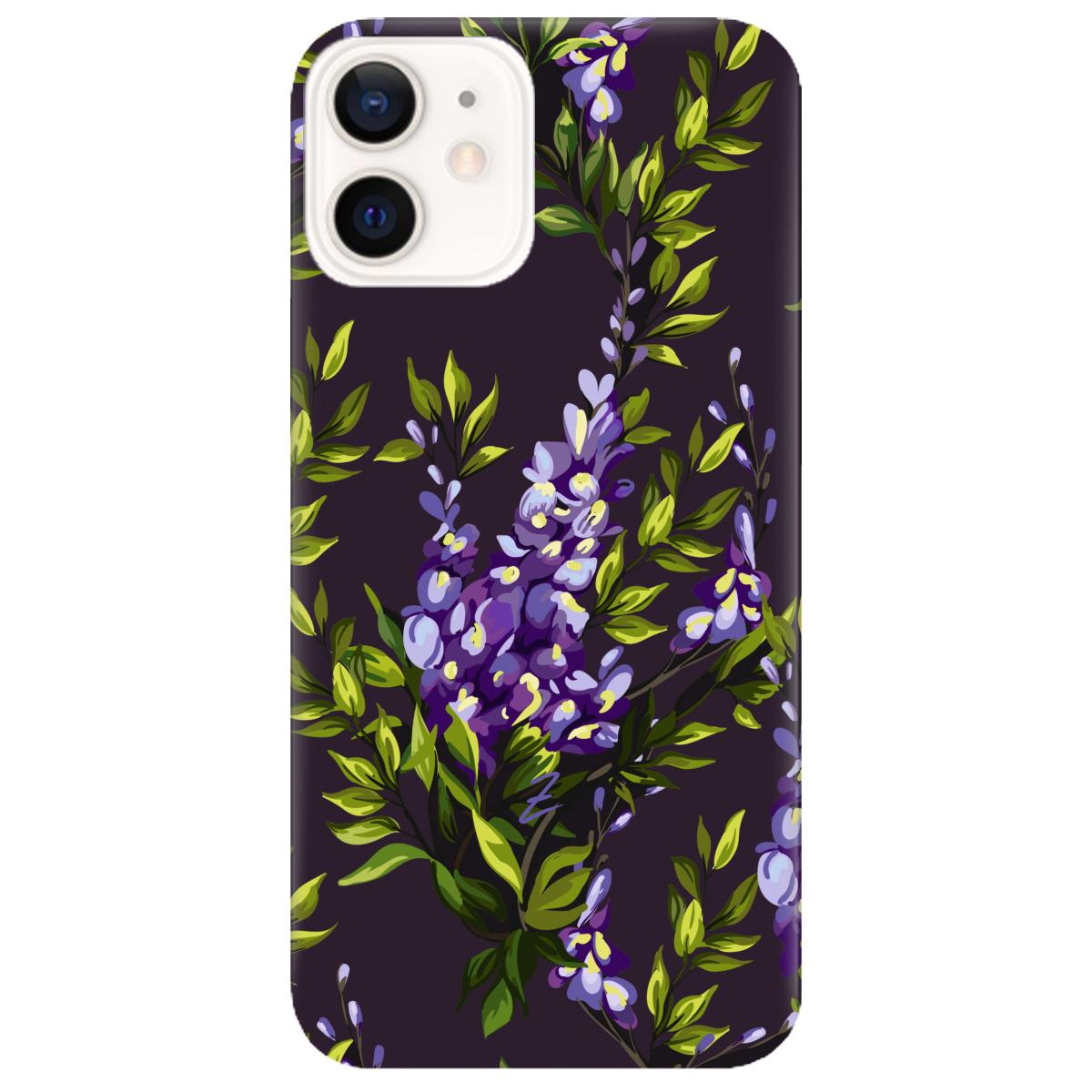 Силиконовый чехол Zorrov для Apple iPhone 12 - Violet (14070040207087106)