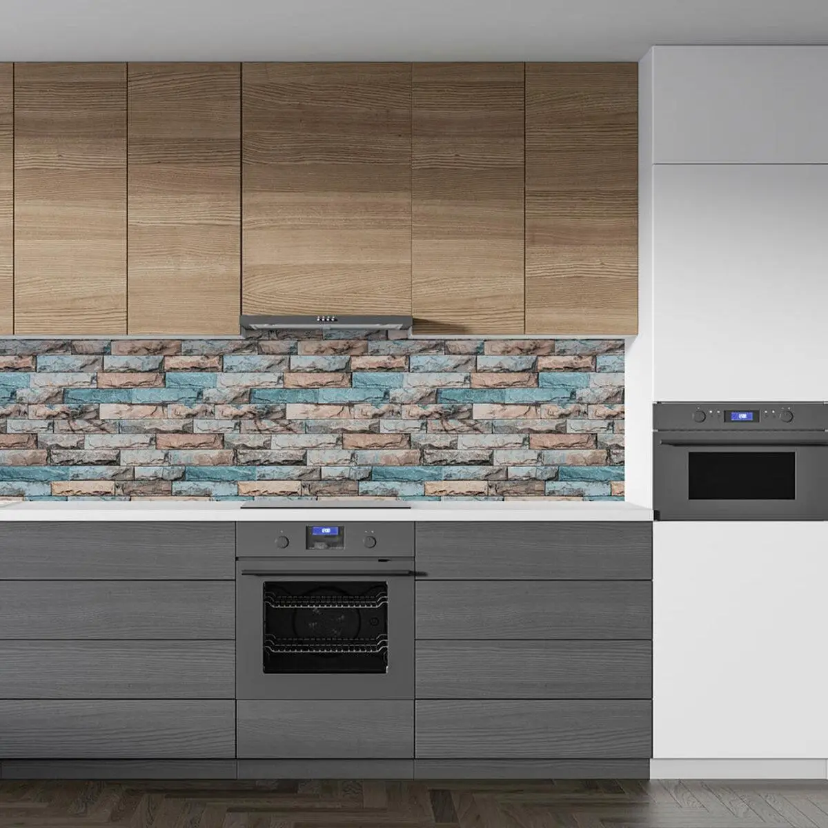 3D-панель декоративна самоклеюча під камінь 700x770x4 мм Гірський шторм (BPN4-050) - фото 3 3D-панель декоративна самоклеюча під камінь 700x770x4 мм Гірський шторм (BPN4-050) - фото 3