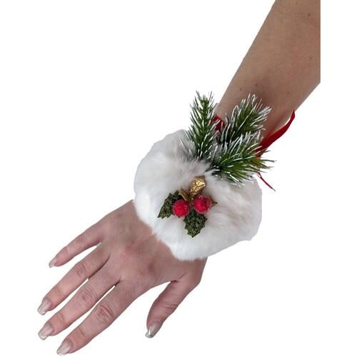 Браслет Seta Décor Зимний с ягодками (24-717WT-RD)