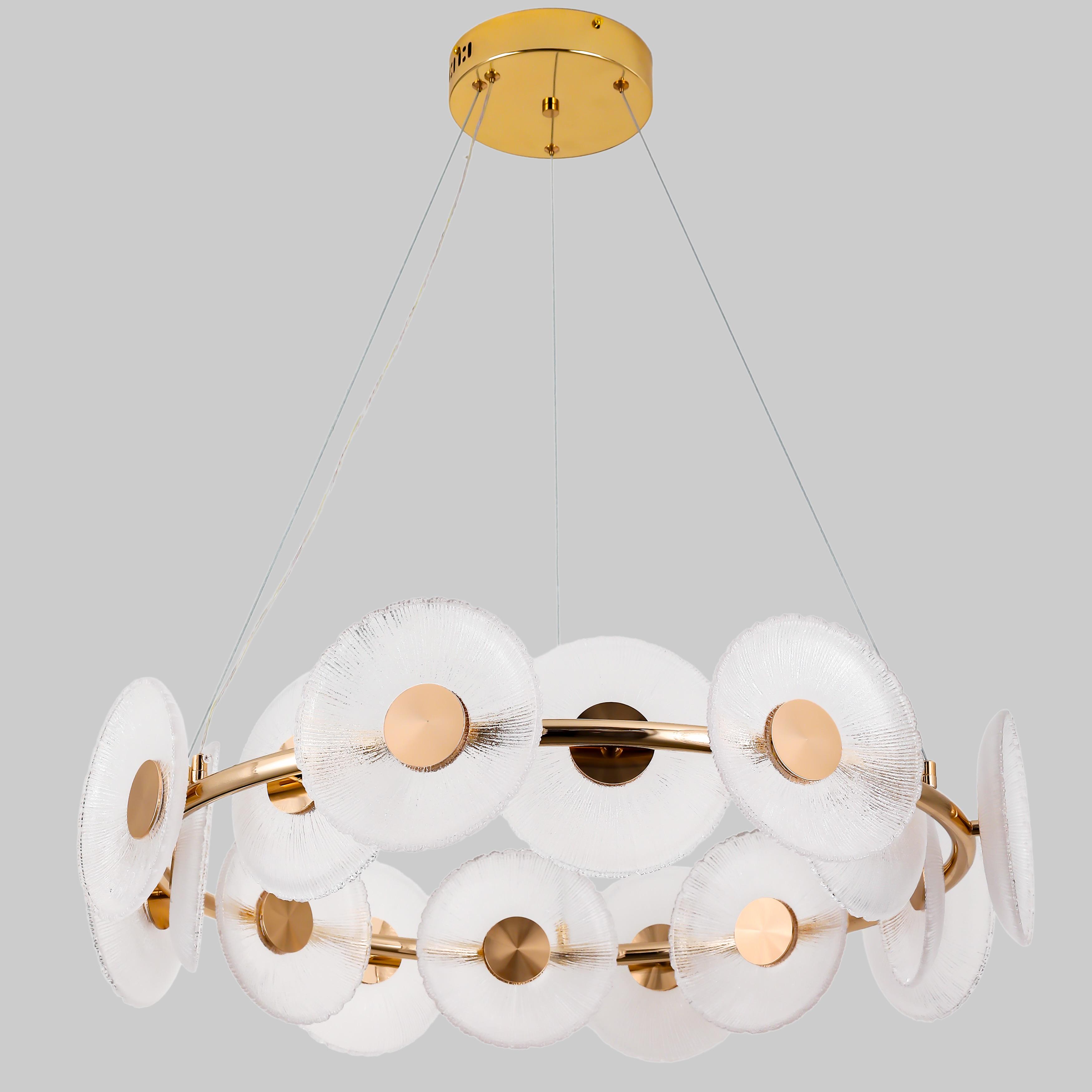 Люстра подвесная Blossom 30W 72 см Gold (803-6103-16led (750) FGD)