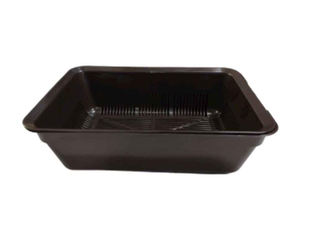 Туалет для животных ZOO SET глубокий с сеткой 40х28х12 см Коричневый (852853)