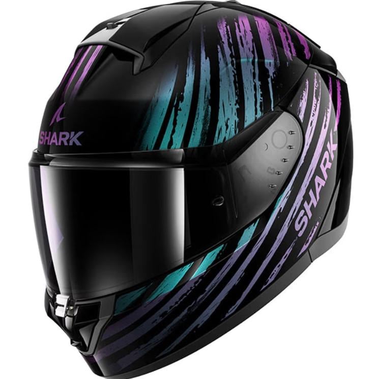 Мотошлем Shark RIDILL 2 ASSYA XL Black/Purple (50871)