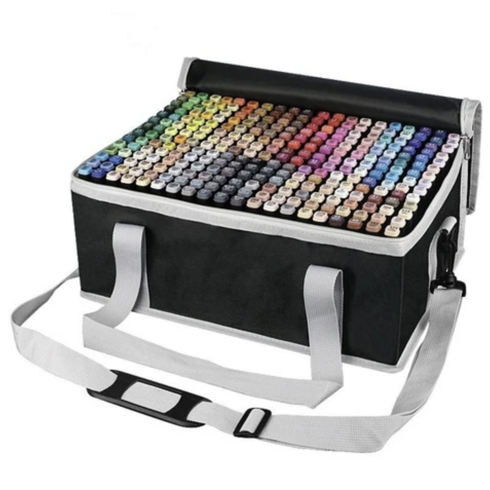 Набір маркерів двосторонніх Kayfovo Touch UKC для скетчингу та малювання 204 кольорів (28898) - фото 2