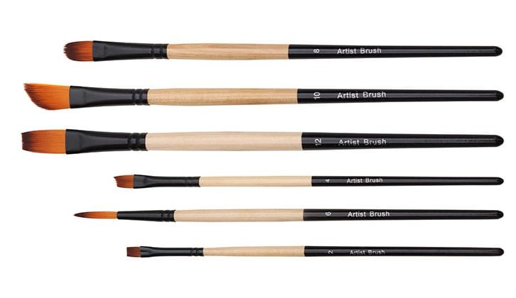 Пензлі для малювання нейлонові Worison 6 шт. (WN-PB6) - фото 6 Пензлі для малювання нейлонові Worison 6 шт. (WN-PB6) - фото 6