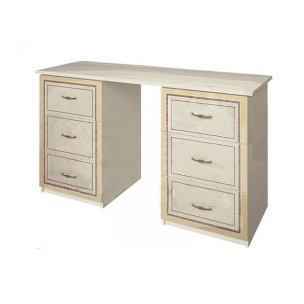 Туалетный столик MiroMark Мартина 6Ш без зеркала Бежевый (MR-76-RB)