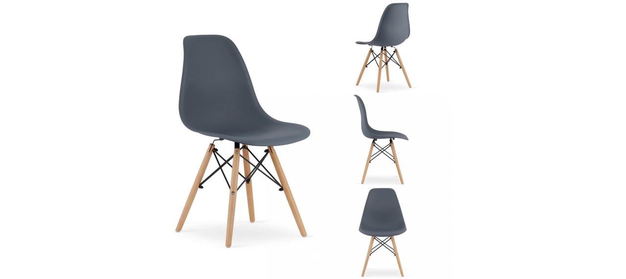 Набор стульев Just Sit Piano 4 шт. Темно-серый (2616433860)