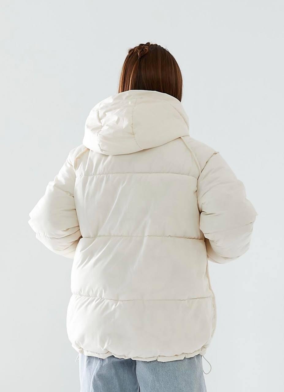 Куртка женская еврозима до -15°С XL Молочный (OV-9206ML-XL) - фото 6 Куртка женская еврозима до -15°С XL Молочный (OV-9206ML-XL) - фото 6