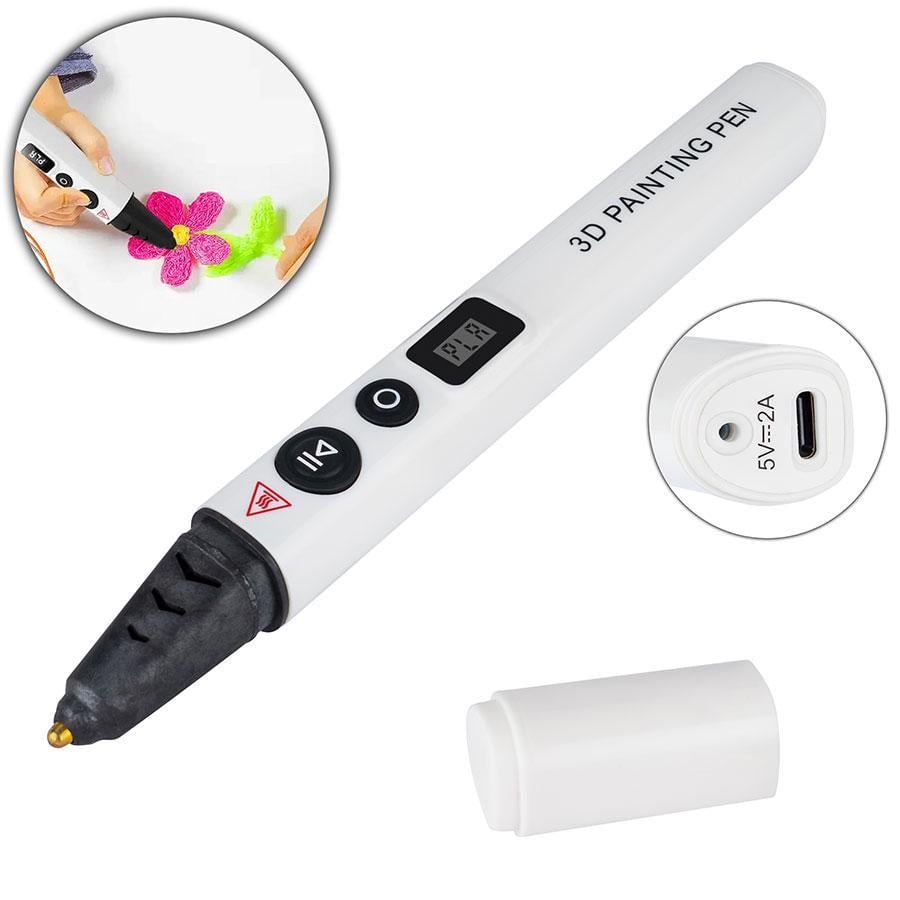 3D ручка 3D-V8 Білий (286631) - фото 2 3D ручка 3D-V8 Білий (286631) - фото 2