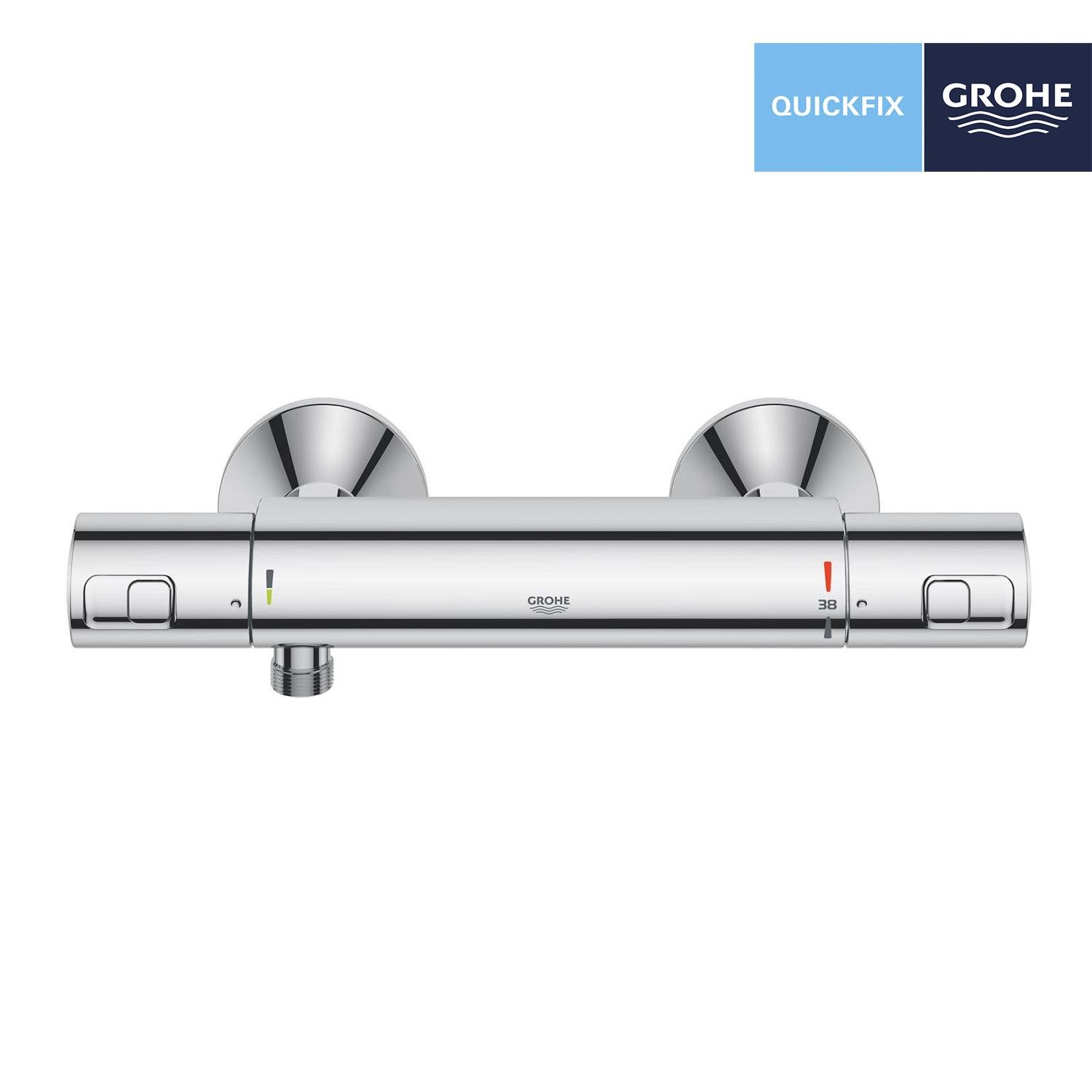 Змішувач для душу Grohe QuickFix Precision Start 34597001 CV034493 з термостатом Хром (233403) - фото 5