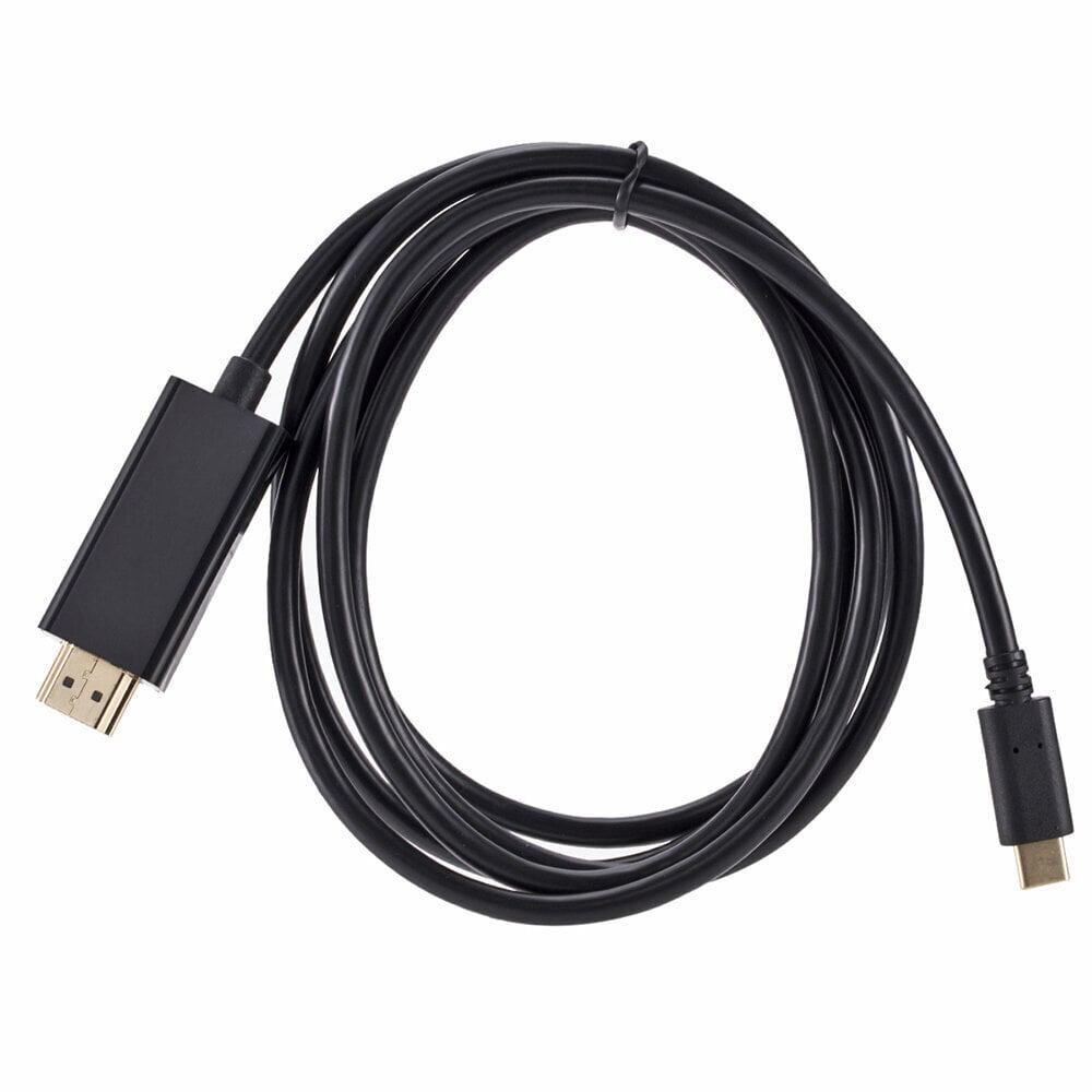 Кабель Type-C to HDMI 1,8 м Черный (ME0017791) - фото 3