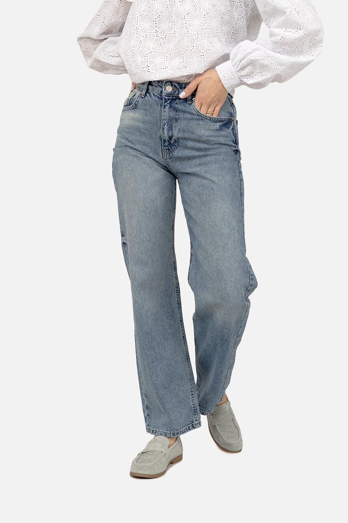 Джинси жіночі Straight ЦБ-00271848 р. 44 Синій (SKT001049771) Джинси жіночі Straight ЦБ-00271848 р. 44 Синій (SKT001049771)