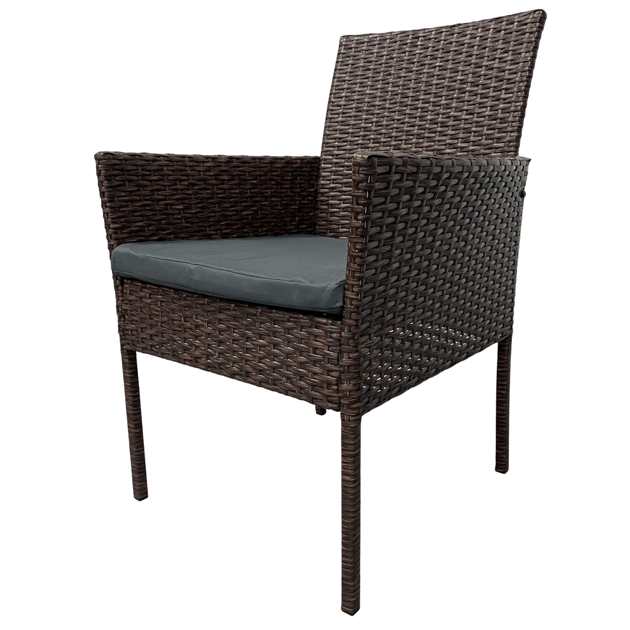 Кресло из ротанга Lounge Loft Классик 56х54 см Темно-коричневый