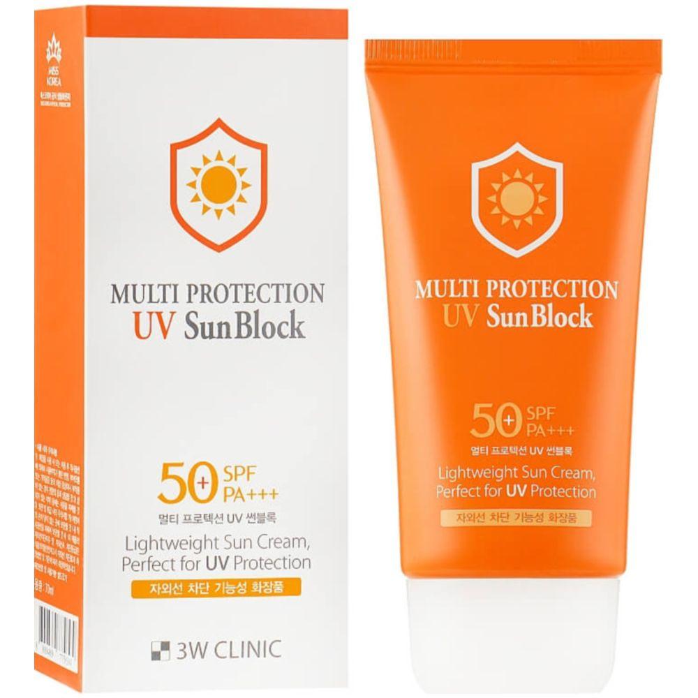 Крем солнцезащитный 3W Clinic Multi Protection UV Sun Block SPF50+ 70 мл (1738892717)