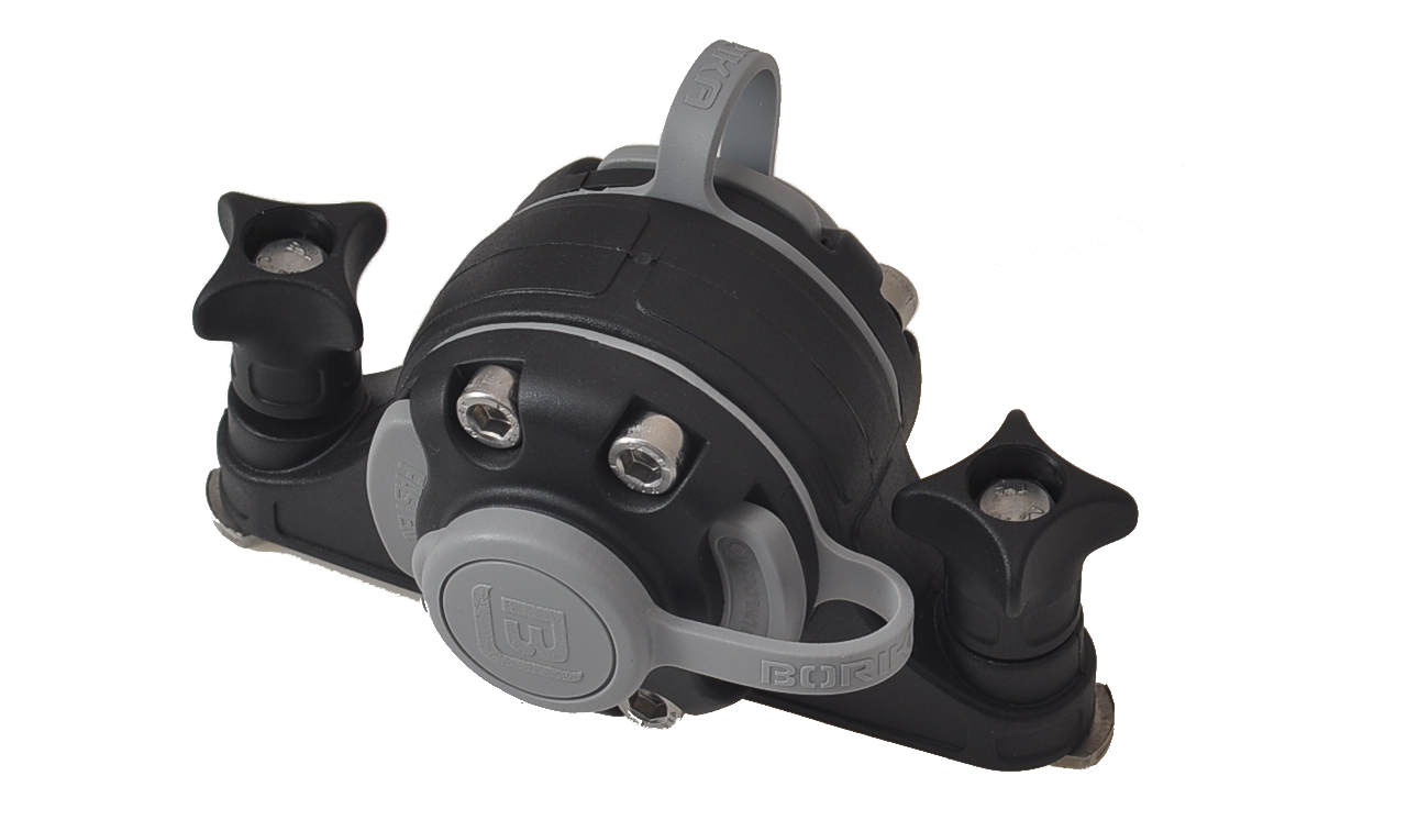 Монтажна система Borika FASTen FMa-2 з двома замками для кріплення аксесуарів на профілі з Т-пазом Чорно-сірий (01.01.013.04.01) - фото 5