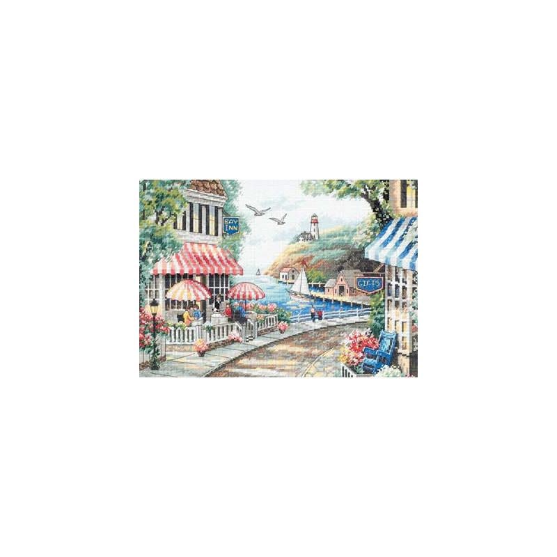 Набор для вышивания крестиком Dimensions 35157 Café by the Sea (125)