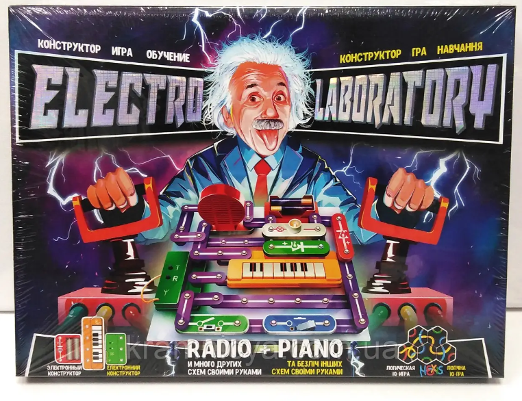 Конструктор електронний Electro Laboratory Radio/Piano Danko Toys ELab-01-03 Radio/Piano (RLT22532s28900)