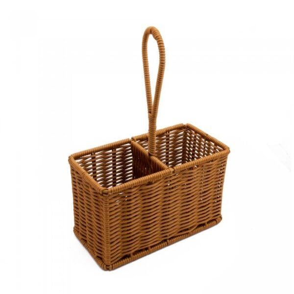 Корзина плетеная с ручкой Eco-charm 19х9 см (R41297)