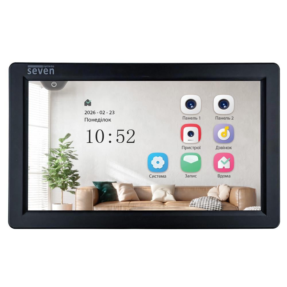 Відеодомофон SEVEN DP-7570 FHD IPS 7" Black (32626703)