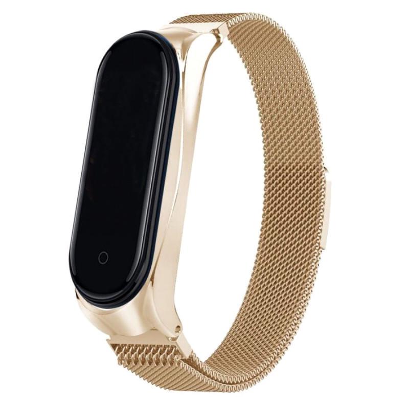 Ремінець Milanese Loop Design для Xiaomi Mi Band 3/4 Золотий (00000032590_2)