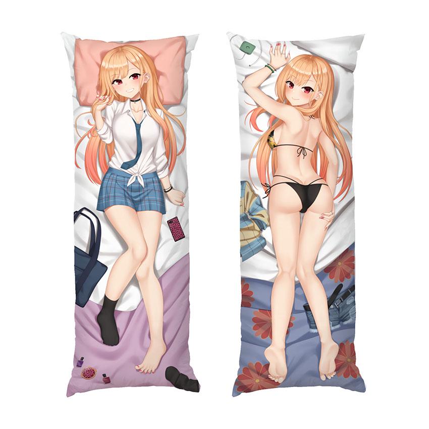 Подушка дакімакура Marin Kitagawa My Dress Up Darling габардин 150х50 см (112555-3)