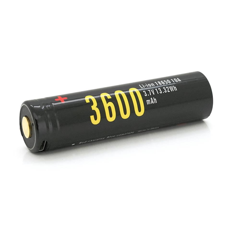 Акумулятор 18650 Li-Ion Soshine 18650USB-3,7-3600 microUSB 3600mAh 4,5A 4,2/3,6/2,75V Black (30580)