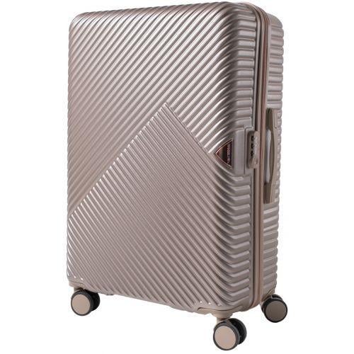 Валіза пластикова Wings WN01 велика Шампань - фото 1 Валіза пластикова Wings WN01 велика Шампань - фото 1