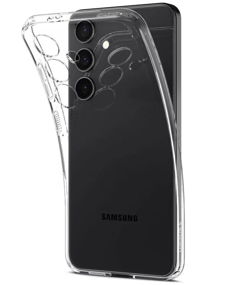 Чехол-накладка для телефона Spigen Liquid Crystal Samsung Galaxy S24+ Crystal Clear (ACS07323) - фото 3