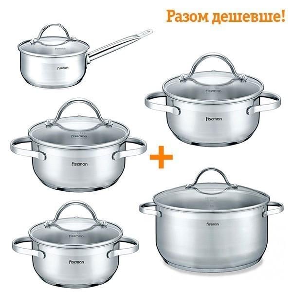 Набор посуды Fissman Luminosa 10 пр. - фото 5 Набор посуды Fissman Luminosa 10 пр. - фото 5