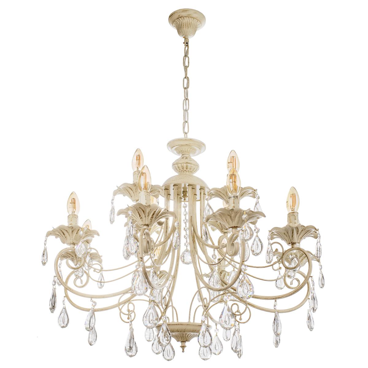 Люстра подвесная свеча классическая Brille BCL-721S/12 E14