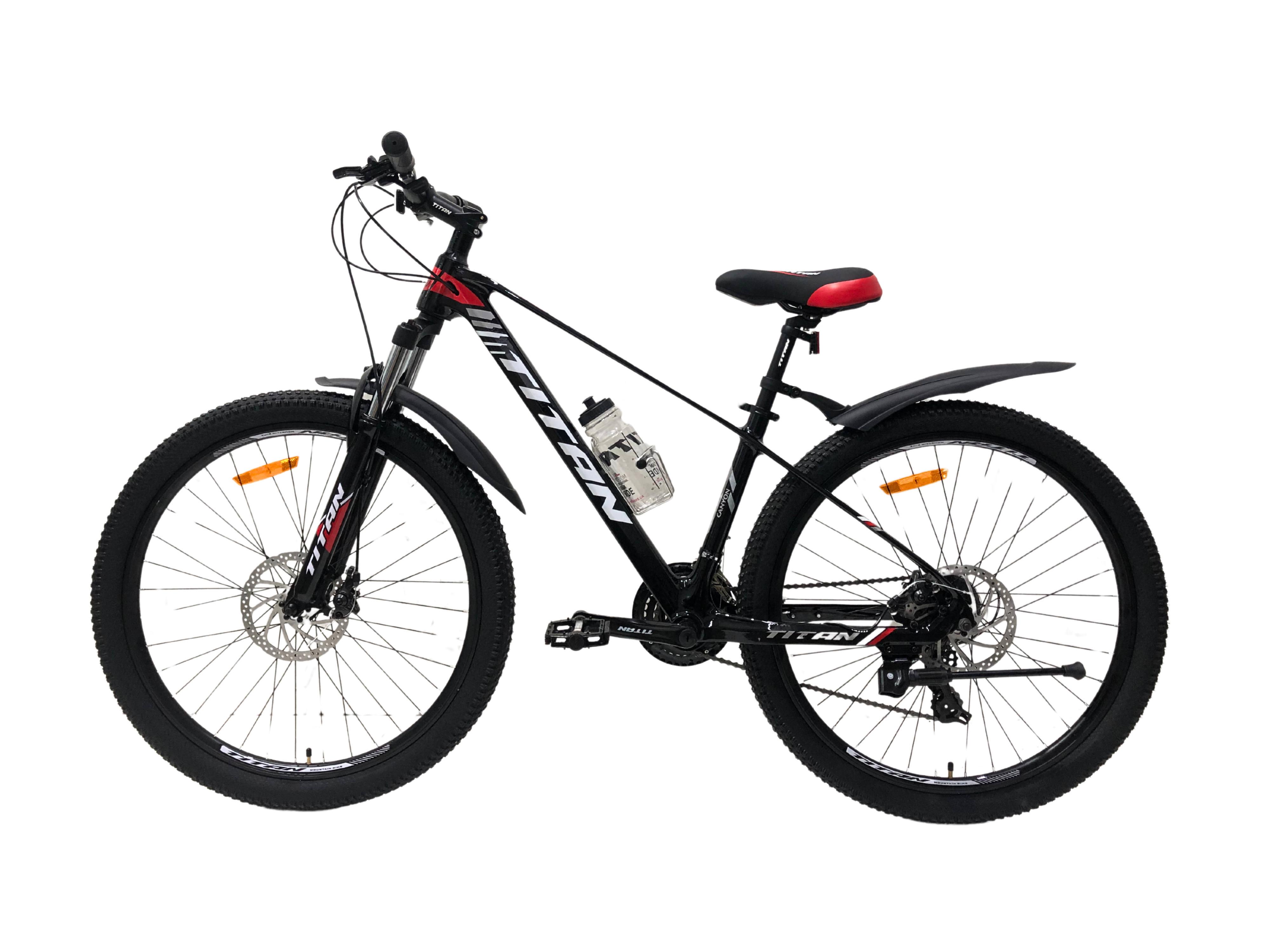 Велосипед Titan Canyon 27,5" 17" Черно-красный