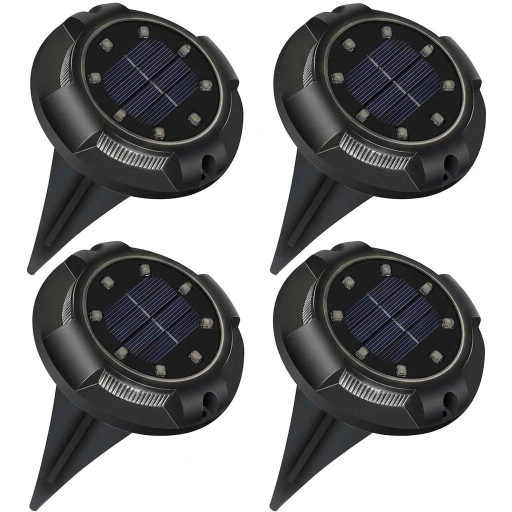 Світильники садові на сонячній батареї EXTRASTAR 12 LED ґрунтові 4 шт. (33245400)