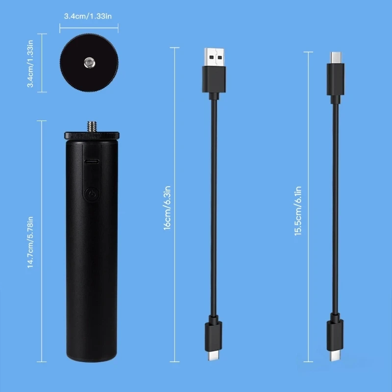 Монопод QISYKER VLP6000 для экшн-камеры с Powerbank 6000 ma - фото 7