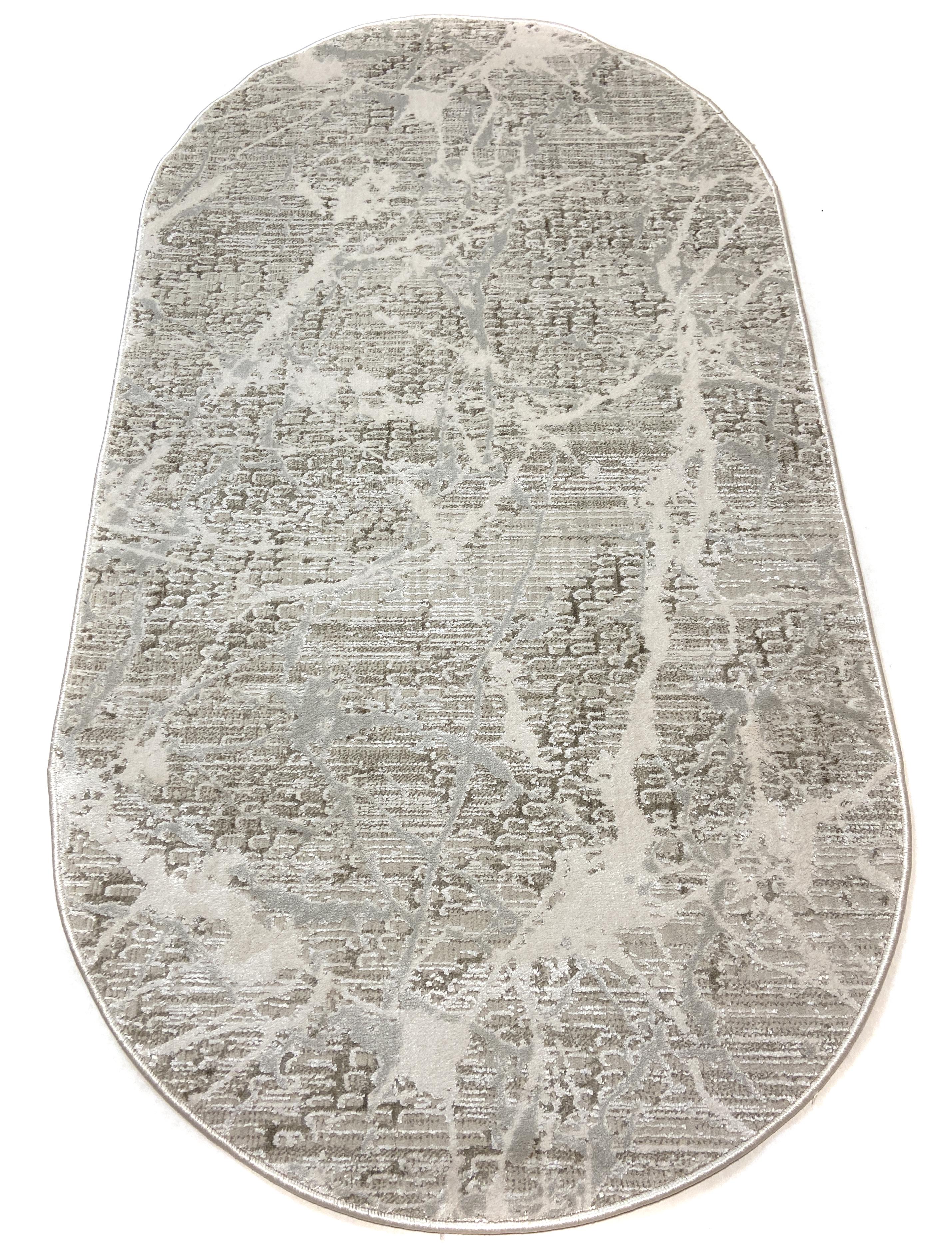 Килим Favorite віскоза 80x150 см овал Бежевий (EG18PО2)