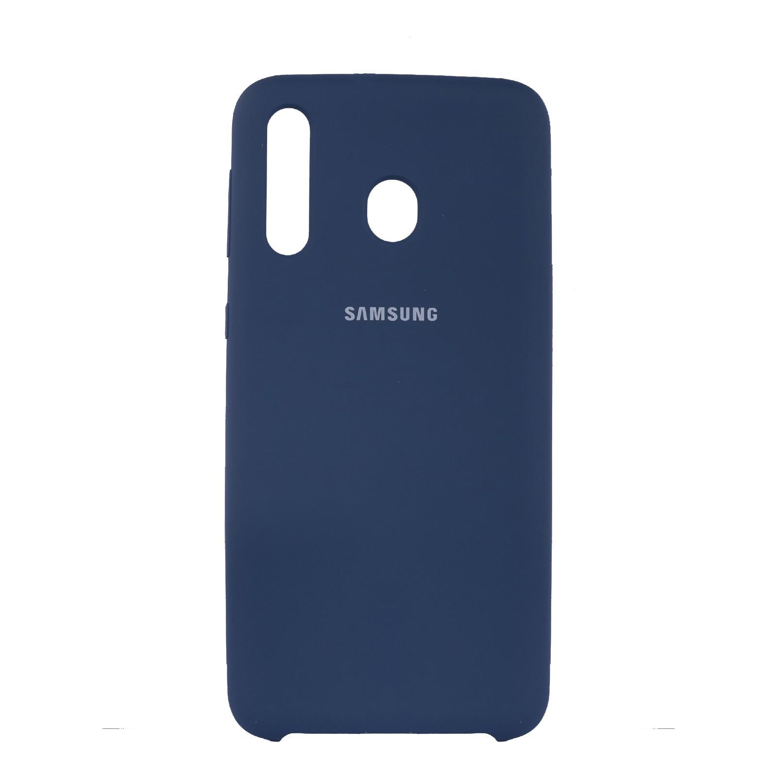 Чехол Jelly Silicone Case Samsung M30 Синий Кобальт