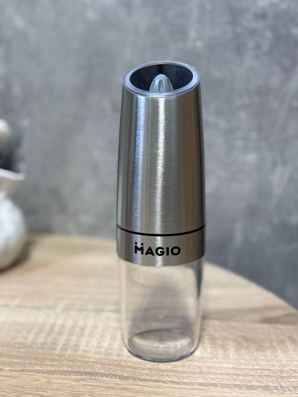 Мельница для специй электрическая Magio MG-210 перцемолка Стальной (MG-210)