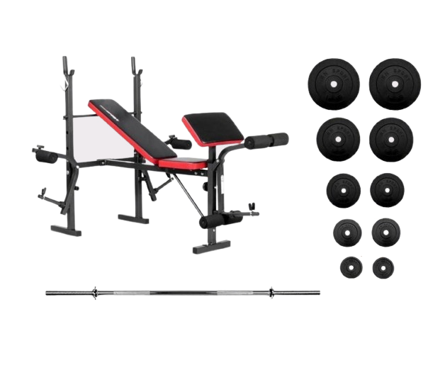 Скамейка для жима RN-Sport EverTop и штангой 75 кг (2522949818_rn_2)