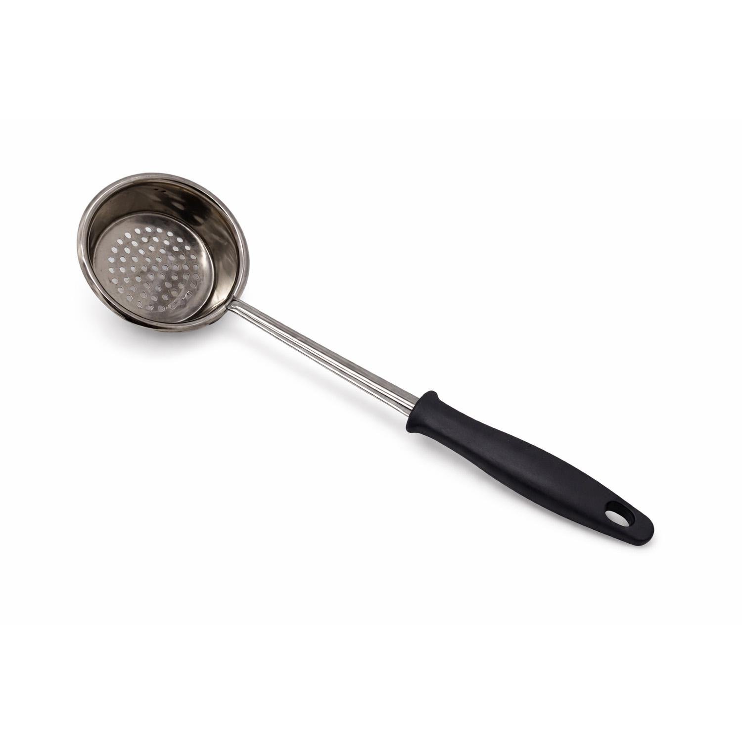 Шумовка-сито из нержавеющей стали с крупными отверстиями с ручкой 29,5 см (88144)